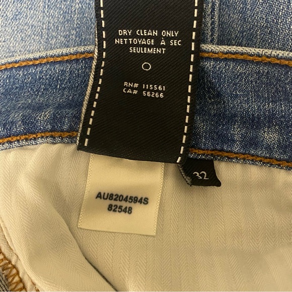 7 For All Mankind Roxanne Blue Skinny Jeans with Pink Side Strips Ladies 32‎ - Picture 5 of 16